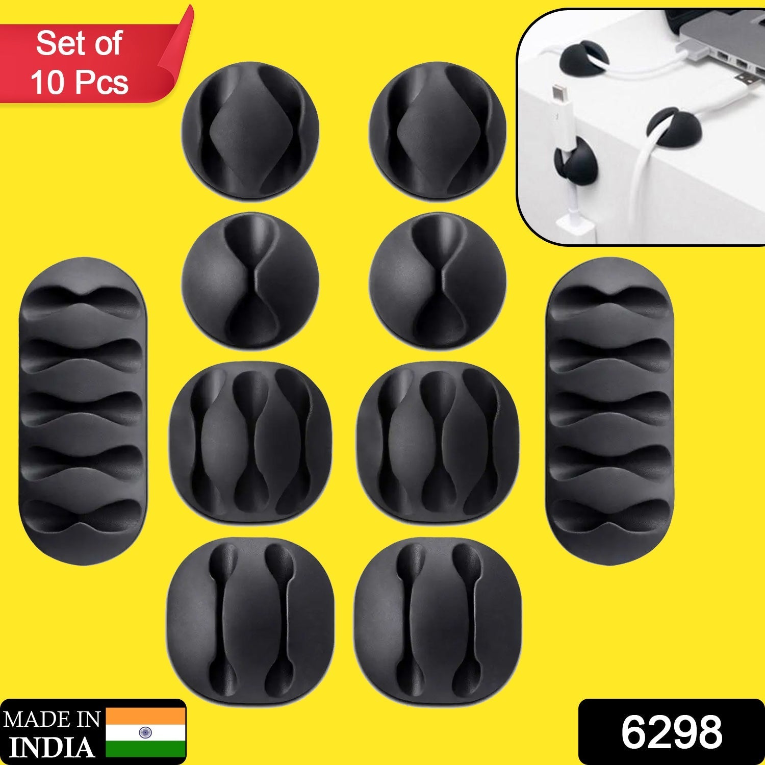 Cable holder clips for organizing and supporting cables Cable holder clips for organizing and supporting cables